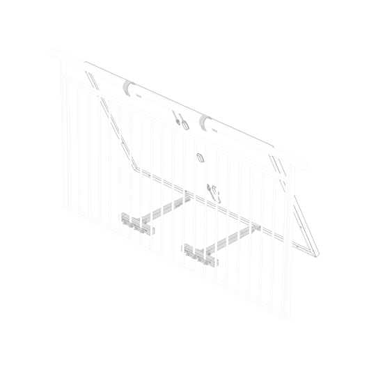 EcoFlow Halterung - Gitterbalkon