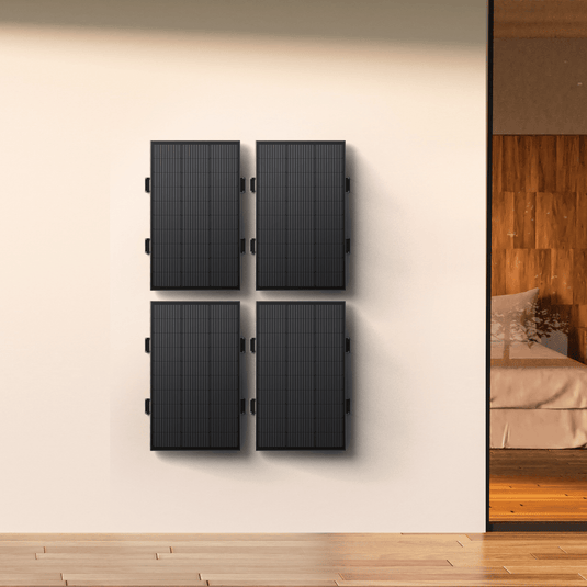 EcoFlow PowerStream Balkonkraftwerk 800W - 400W Starres Solarpanel