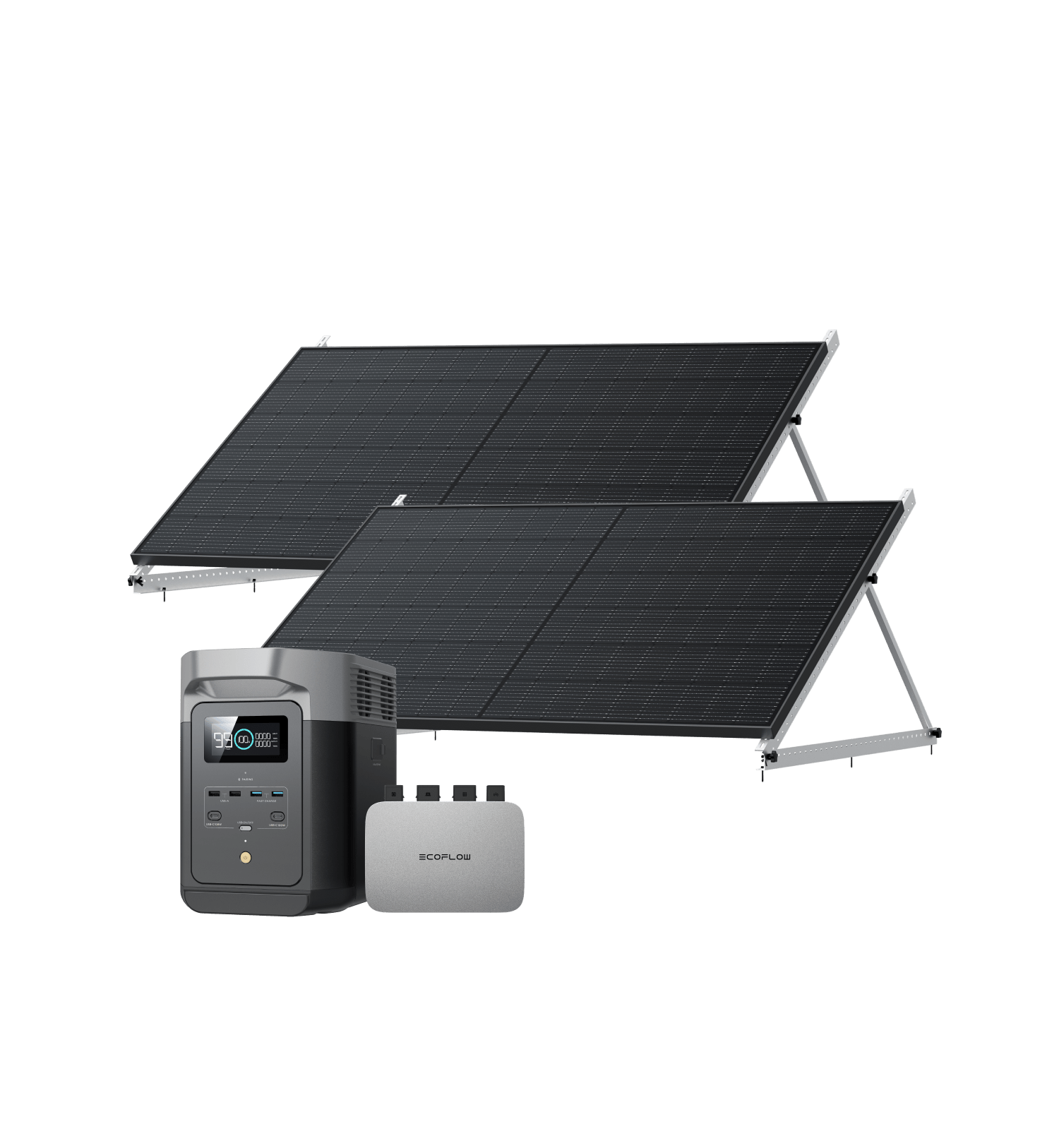 EcoFlow PowerStream Balkonkraftwerk 600 W/800 W für Garten