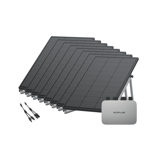 EcoFlow PowerStream Balkonkraftwerk 600W/800W - 100W Starres Solarpanel