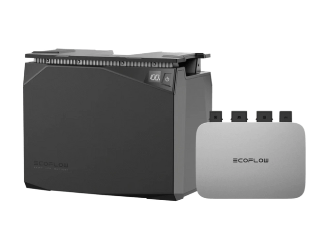 EcoFlow PowerStream Balkonkraftwerk 2 kWh/5 kWh wetterfeste Batterieserie 800 W