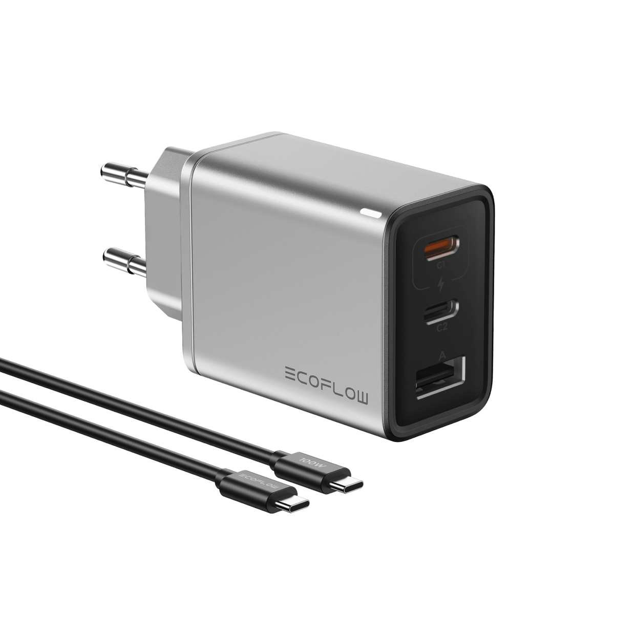 » EcoFlow RAPID 65 W GaN Ladegerät mit 100 W Kabel (100% off)