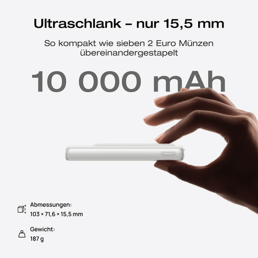 EcoFlow RAPID Mag Powerbank (10 000mAh, 7,5W, Magnetische Aufladung)