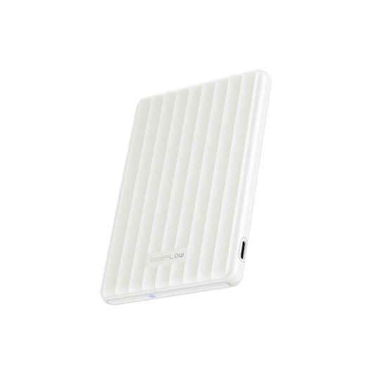 EcoFlow RAPID Mag Powerbank (5 000mAh, 7,5W, Magnetische Aufladung) Pearl White