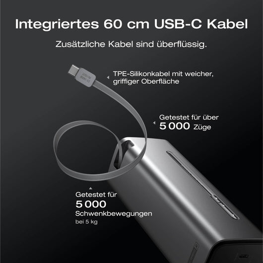 EcoFlow RAPID Pro Powerbank (27 650mAh, 300W, Integriertes 140W Kabel)