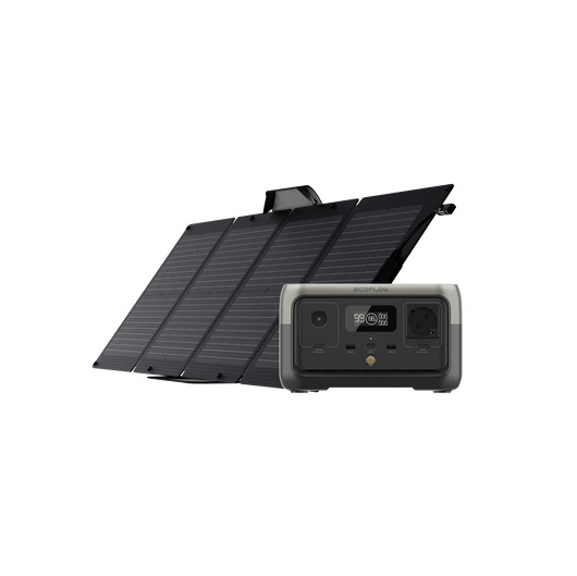 EcoFlow RIVER 2 RIVER 2 + 110W Tragbares Solarpanel