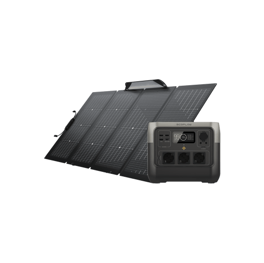 EcoFlow RIVER 2 Pro RIVER 2 Pro + 220W Tragbares Solarpanel
