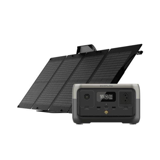 EcoFlow RIVER 2 Tragbare Powerstation (CH-Version) RIVER 2 (CH-Version) + 110W Tragbares Solarpanel