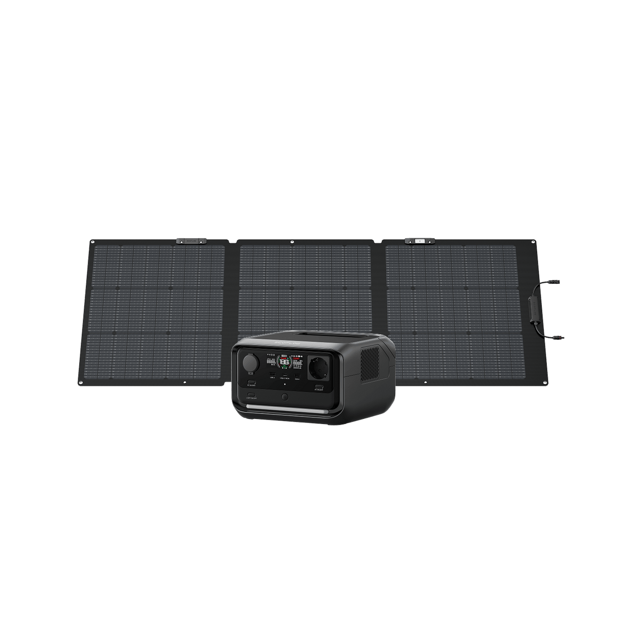 EcoFlow RIVER 3 Plus Solargenerator RIVER 3 Plus / 160 W Tragbares Solarpanel