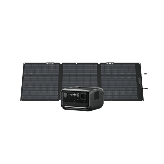 EcoFlow RIVER 3 Plus Solargenerator RIVER 3 Plus / 160 W Tragbares Solarpanel