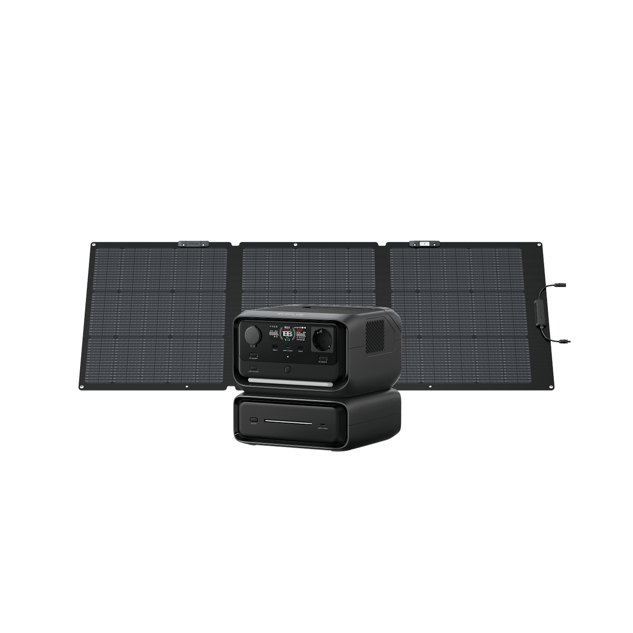 EcoFlow RIVER 3 Plus Solargenerator RIVER 3 Max / 160 W Tragbares Solarpanel