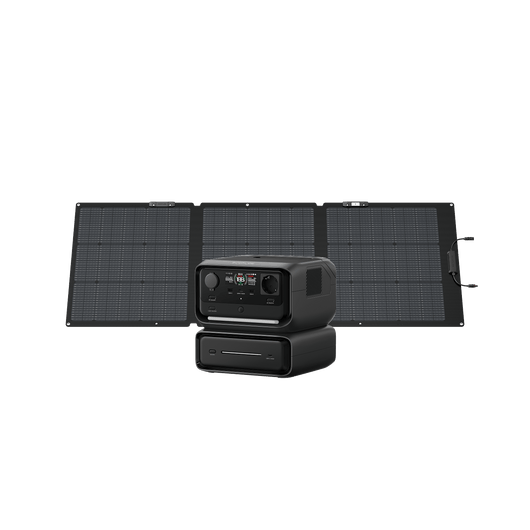 EcoFlow RIVER 3 Plus Solargenerator RIVER 3 Max / 160 W Tragbares Solarpanel