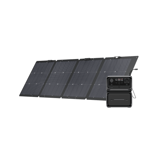 EcoFlow RIVER 3 Plus Solargenerator RIVER 3 Max Plus / 220 W Tragbares Solarpanel