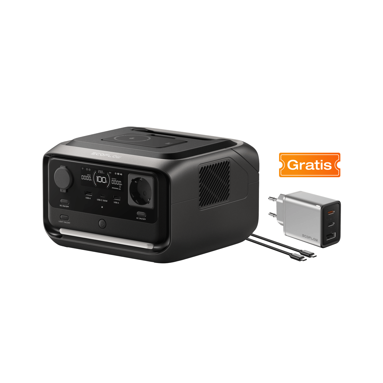 EcoFlow RIVER 3 Plus (Wireless) Tragbare Powerstation RIVER 3 Plus (Wireless) / /