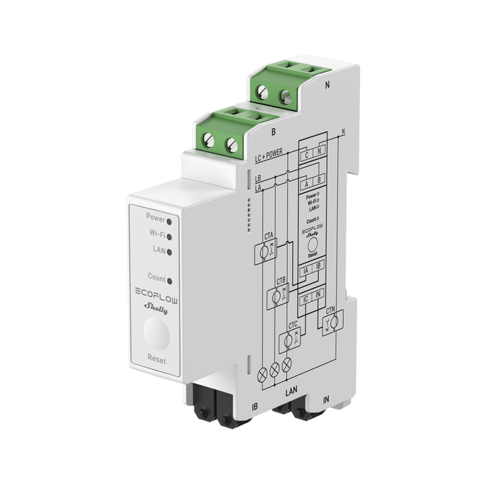 EcoFlow Smart Meter EcoFlow × Shelly Smart Meter / 0 % MwSt. Nur Deutschland