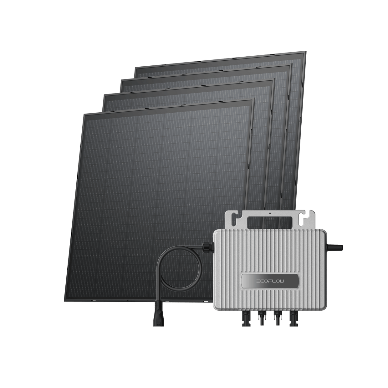 EcoFlow STREAM Balcony Solar System STREAM Microinverter + 2 x 250 W Rigid Solar Panel / No brackets