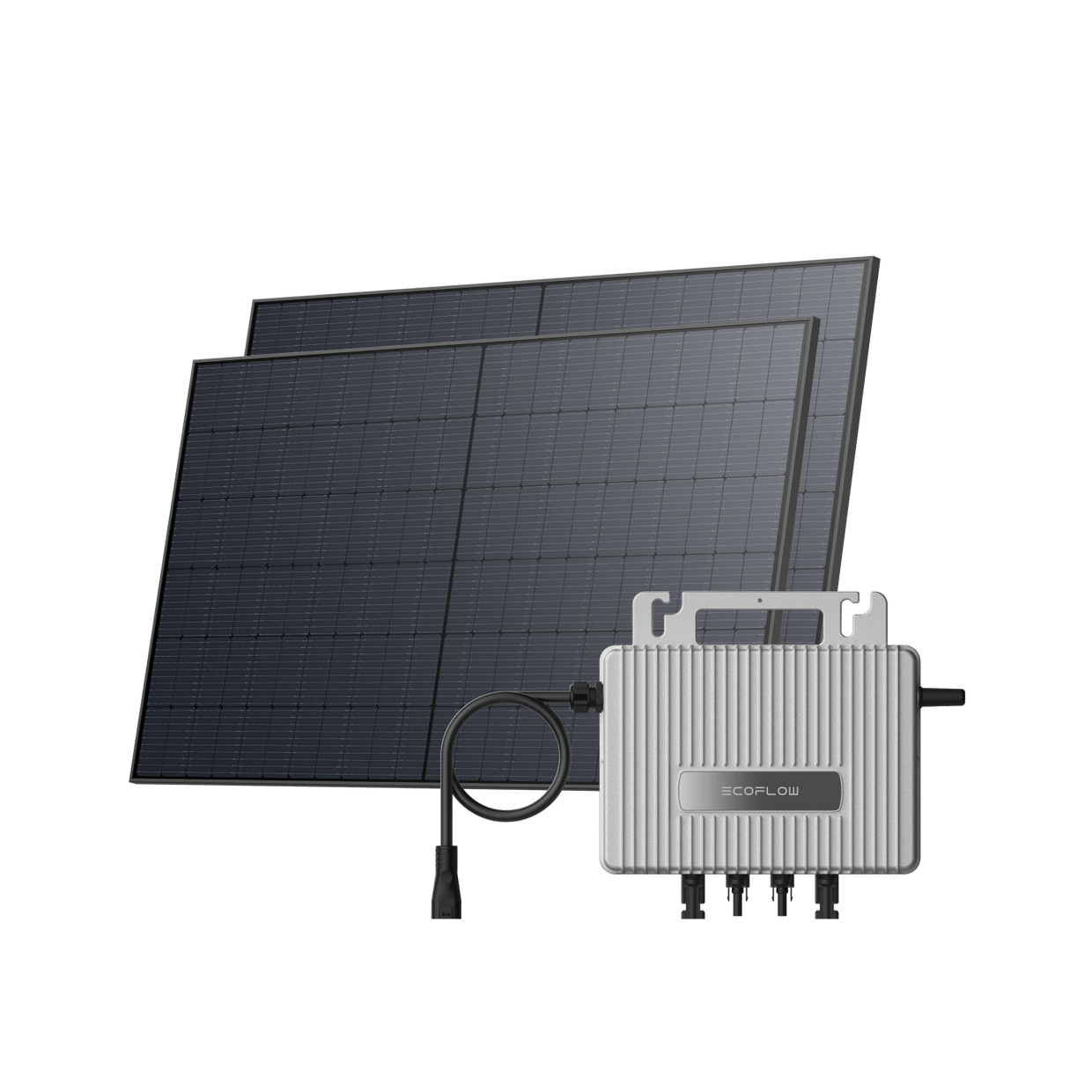 EcoFlow STREAM Balcony Solar System STREAM Microinverter + 2 x 520 W Rigid Solar Panel / No brackets