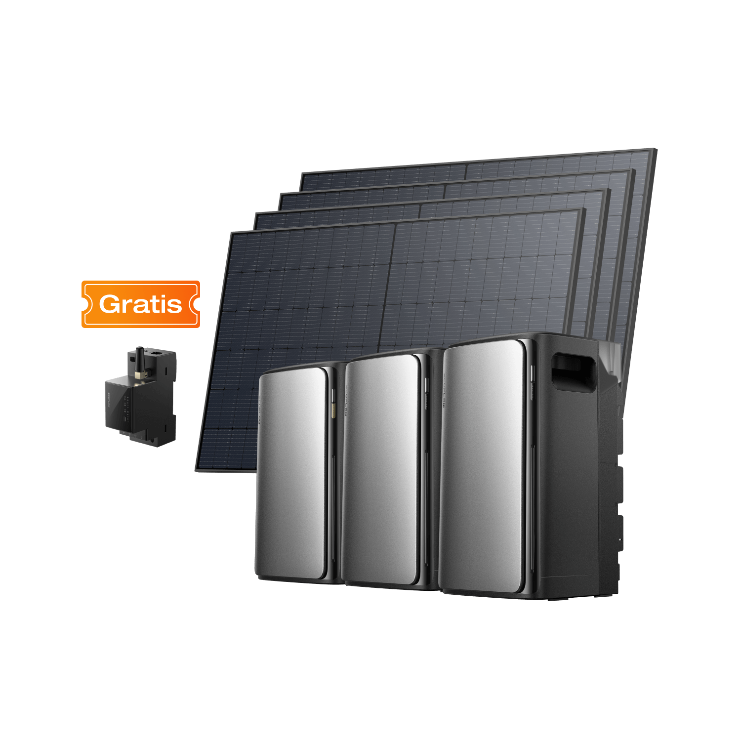 EcoFlow STREAM Balkonkraftwerk EcoFlow STREAM Serie Advanced Set (2 080 Wp) (0 % MwSt. – nur in Deutschland)
