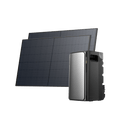 Laden Sie das Bild in Galerie -Viewer, {EcoFlow STREAM Pro/Max Balkonkraftwerk mit Speicher(Generalüberholt) STREAM Pro + 2 × 450 W Starres Solarpanel
