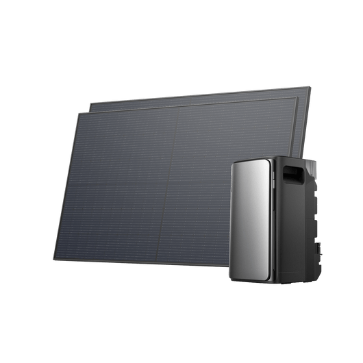 EcoFlow STREAM Ultra/Pro/Max Balkonkraftwerk mit Speicher STREAM Ultra (0 % MwSt. – nur in Deutschland) / 2 × 450 W Starres Solarpanel