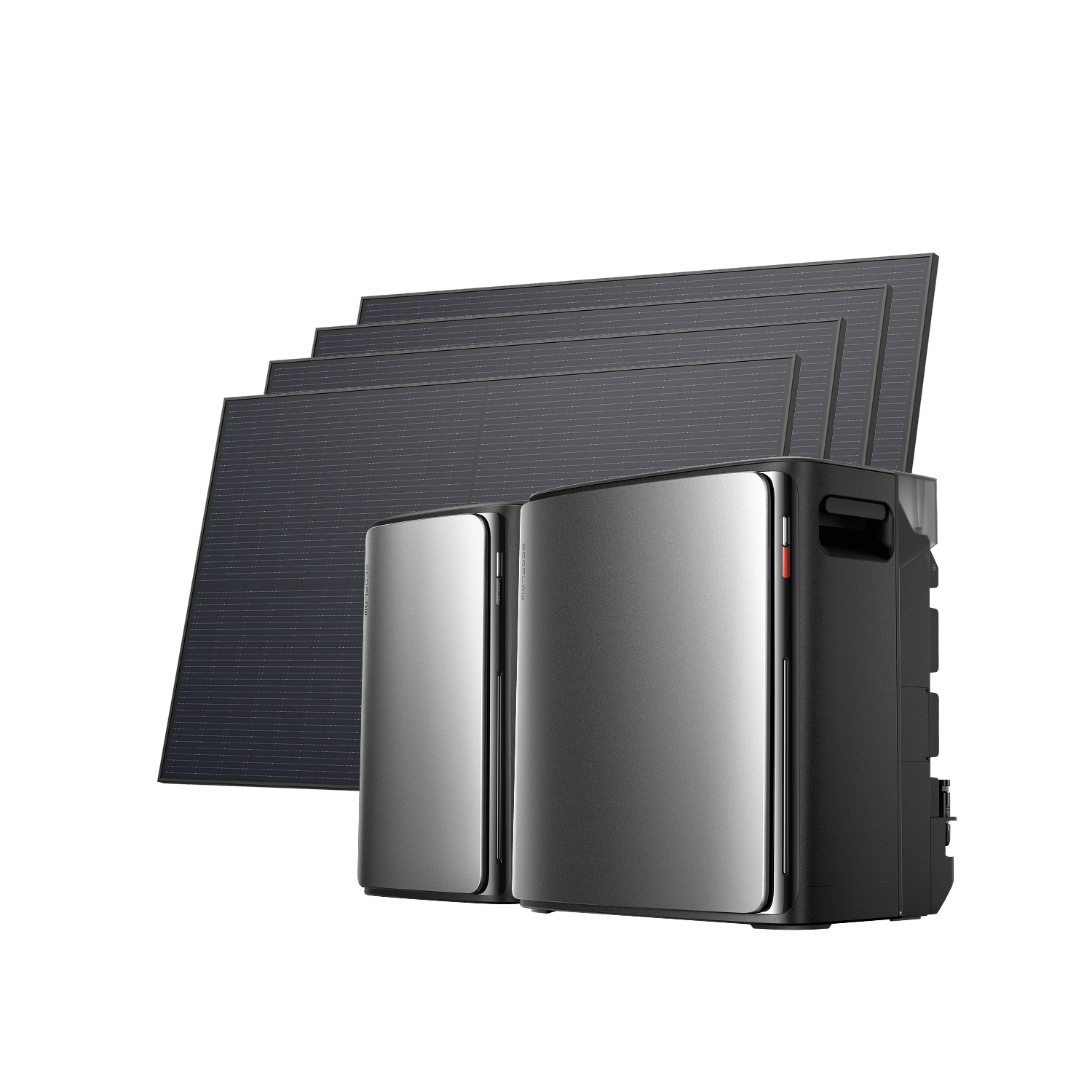 EcoFlow STREAM Ultra X STREAM Ultra X (0 % MwSt. – nur in Deutschland) / STREAM AC Pro (mit 1 × GRATIS Parallelkabel) + 4 × 450 W Starres Solarpanel