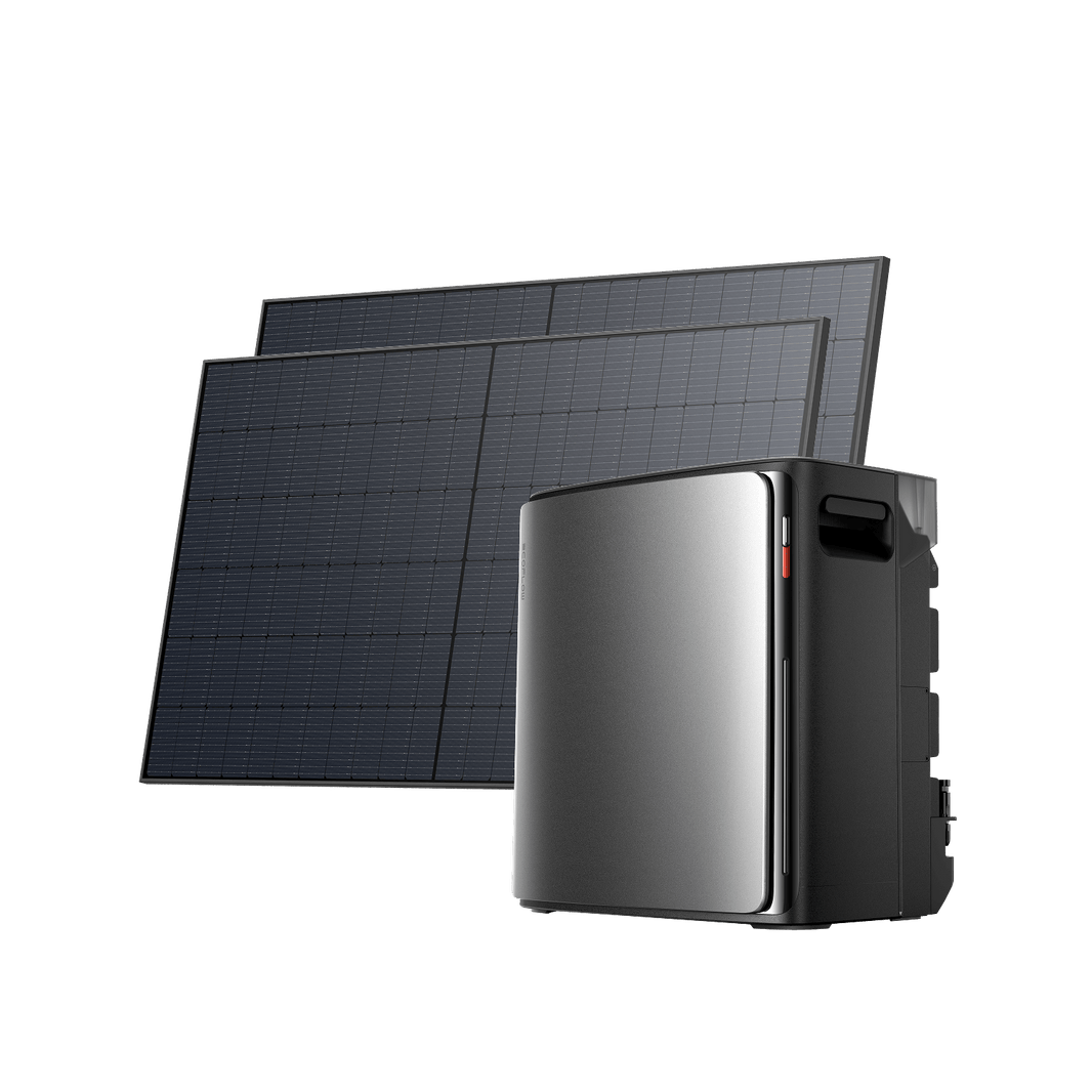 Ecoflow Balkonkraftwerk 1800W/1760W EcoFlow Stream Ultra Speicher, AC Pro Mit 2 AC Zusatzakkus, (4x JA Solar Und Smart Meter Im Lieferumfang Enthalten), EcoFlow Stream Ultra All-in-One Speicher