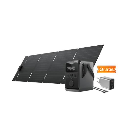 EcoFlow TRAIL Serie DC Tragbare Powerstation TRAIL 300 DC+60 W Solarpanel (Typ-C)