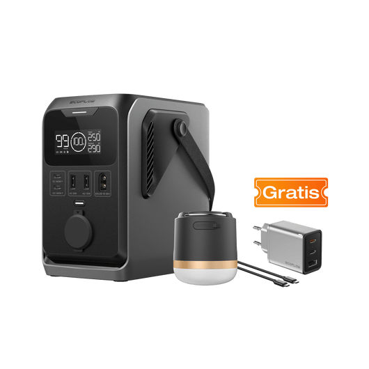 EcoFlow TRAIL Serie DC Tragbare Powerstation TRAIL 300 DC+Campinglampe