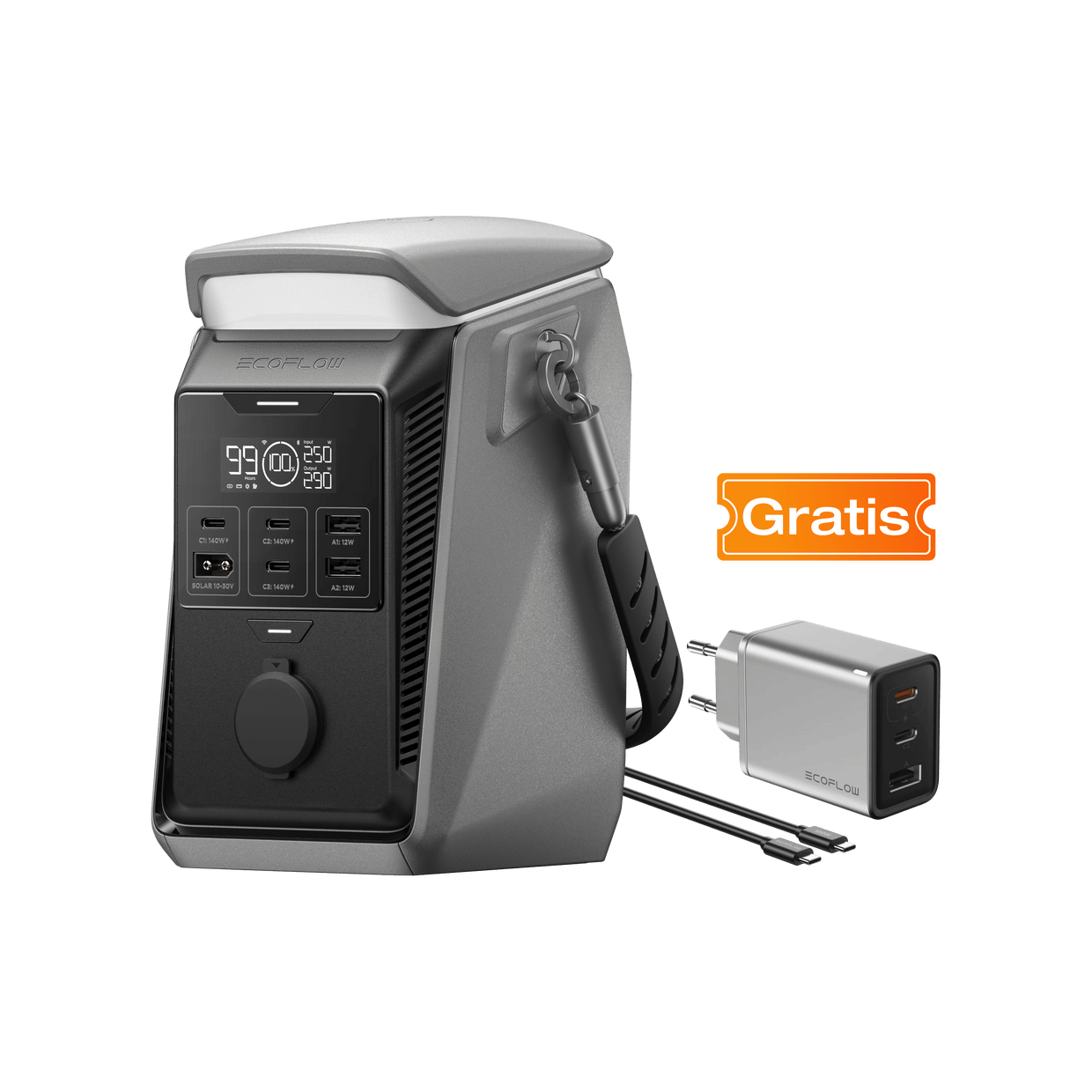 EcoFlow TRAIL Serie DC Tragbare Powerstation TRAIL Plus 300 DC