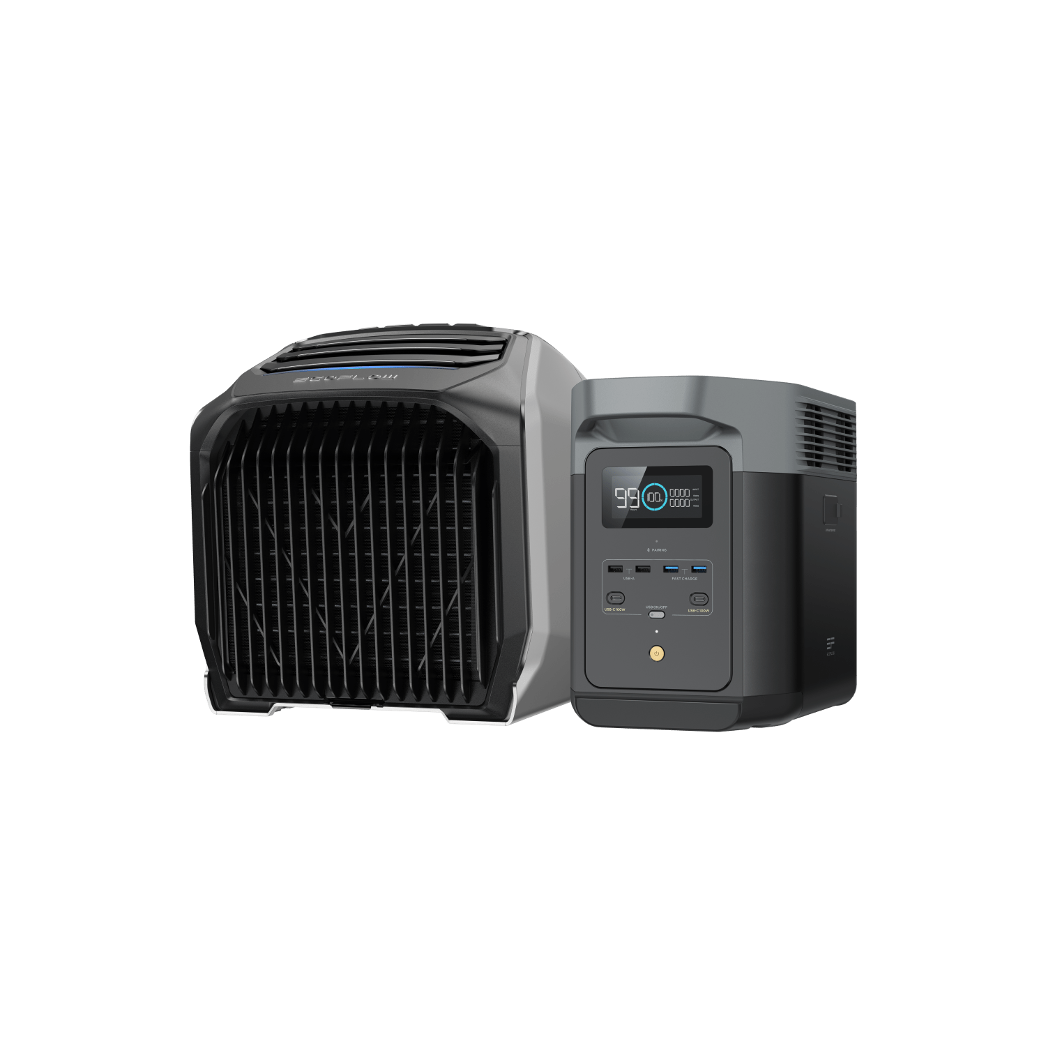 Ecoflow Wave 2 Klimaanlage Smart-Home-Station, mit zusätzlichem Zu