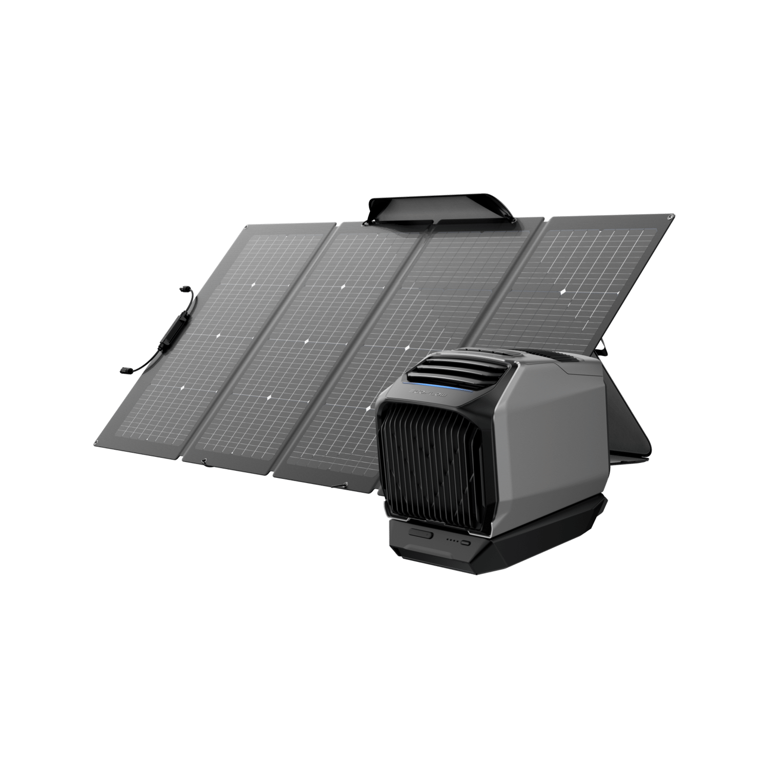 EcoFlow WAVE 2 + Zusatzakku WAVE 2 + Zusatzakku + 220W Tragbares Solar-Panel