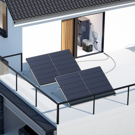 EcoFlow PowerStream Balkonkraftwerk 800W für Balkon des Hauses