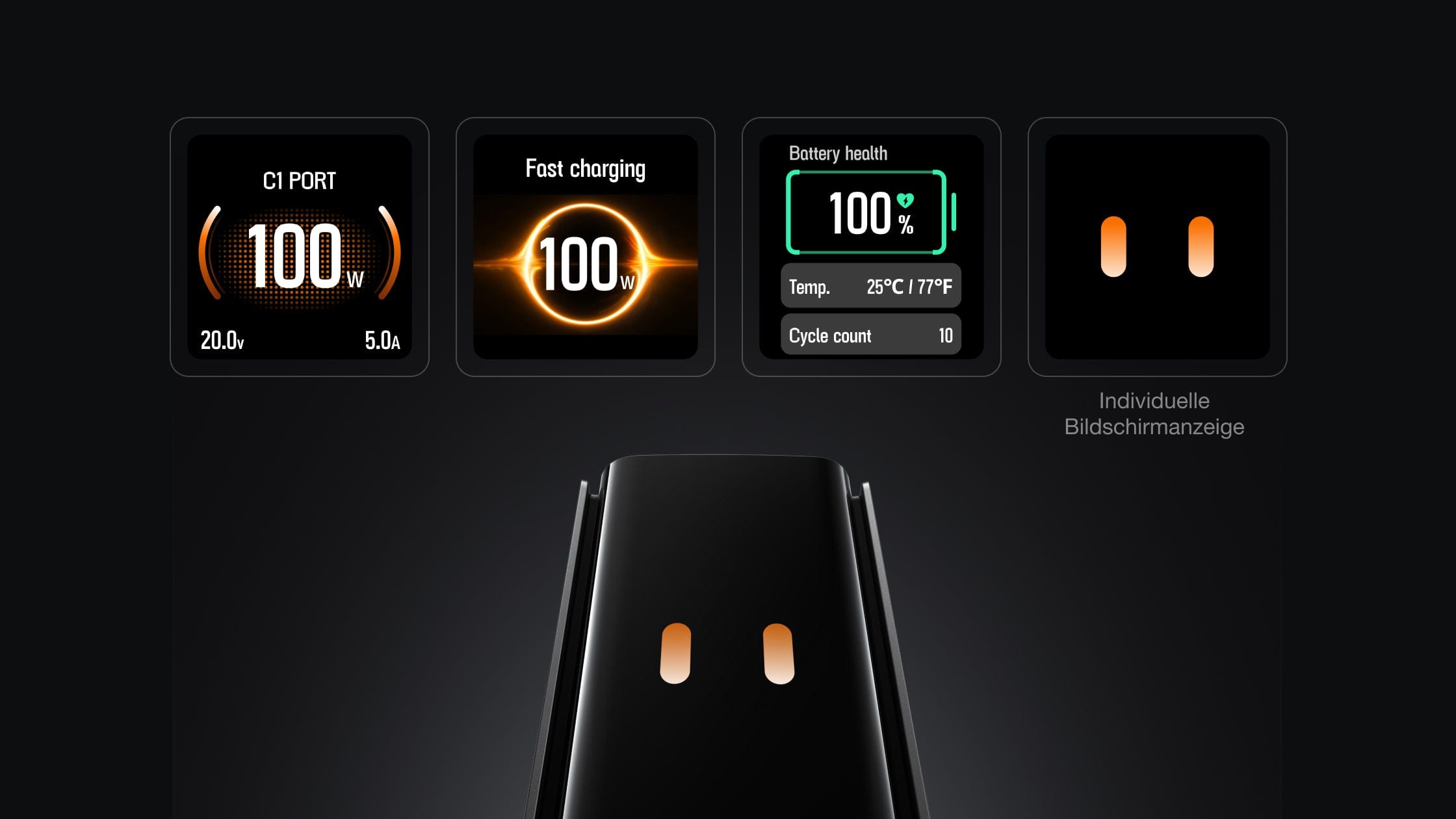 In-App Power Management und Anpassung