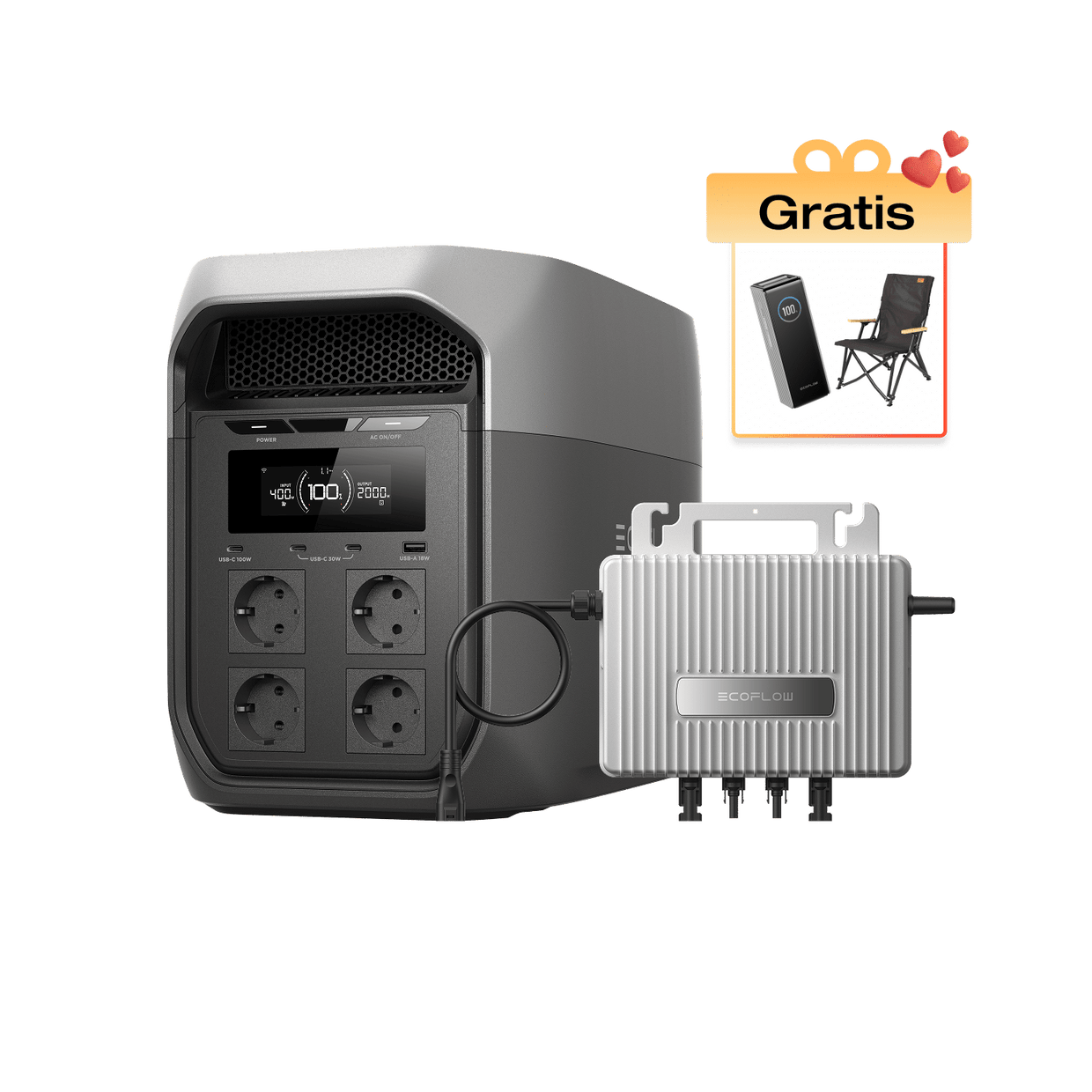 EcoFlow DELTA 3 Max Serie (2 048 Wh) Tragbare Powerstation