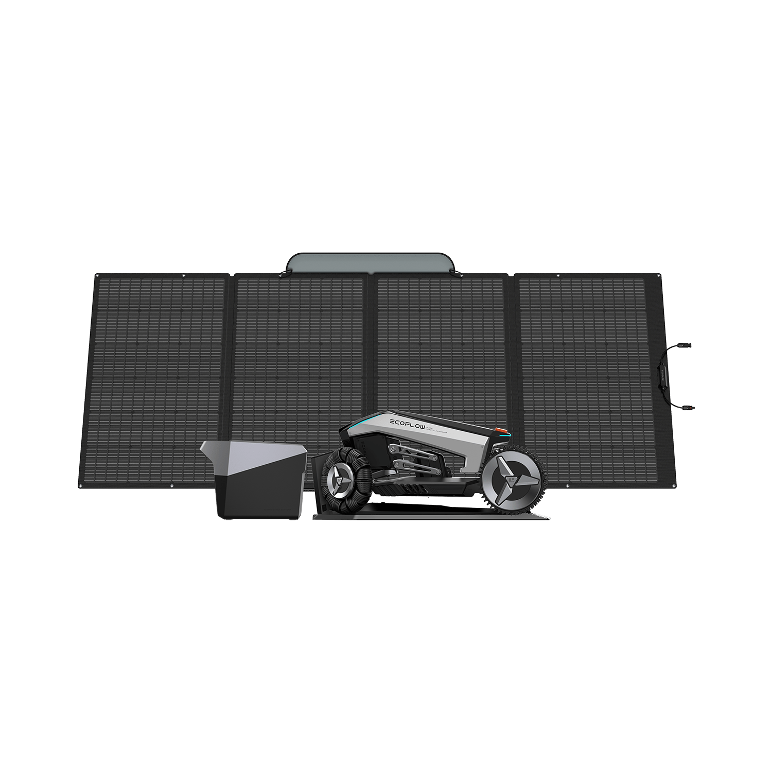 EcoFlow BLADE Mähroboter BLADE + Smart Extra-Batterie+400W Tragbares Solar-Panel