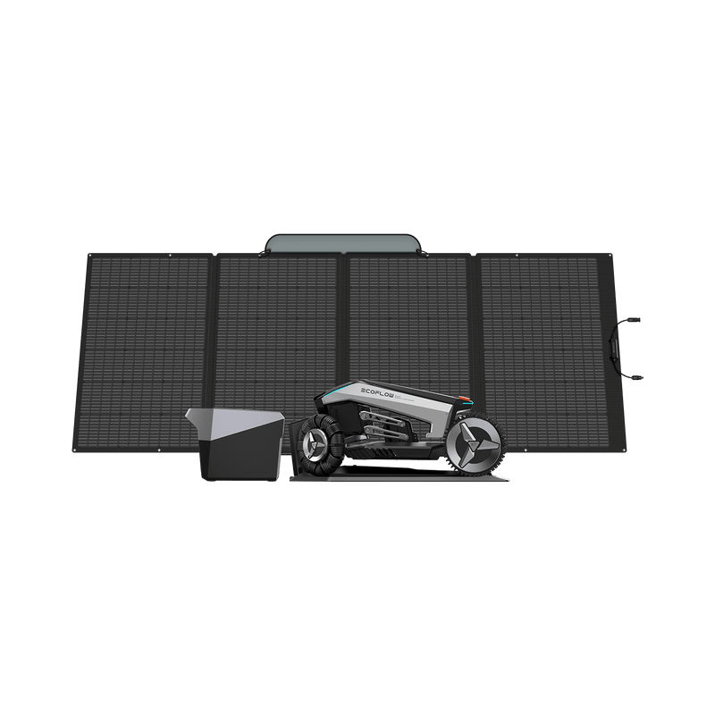 Laden Sie das Bild in Galerie -Viewer, {EcoFlow BLADE Mähroboter BLADE + Smart Extra-Batterie+400W Tragbares Solar-Panel
