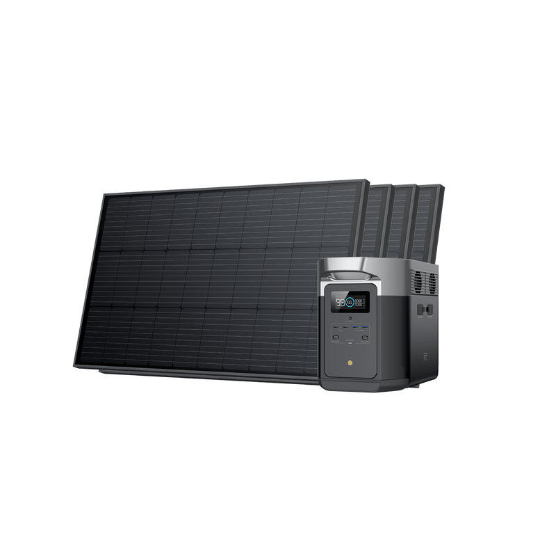 Laden Sie das Bild in Galerie -Viewer, {EcoFlow DELTA Max + 100W Starres Solarpanel
