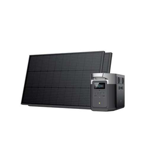 EcoFlow DELTA Max + 100W Starres Solarpanel