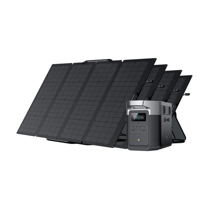 Laden Sie das Bild in Galerie -Viewer, {EcoFlow DELTA Max + 160W Solarpanel
