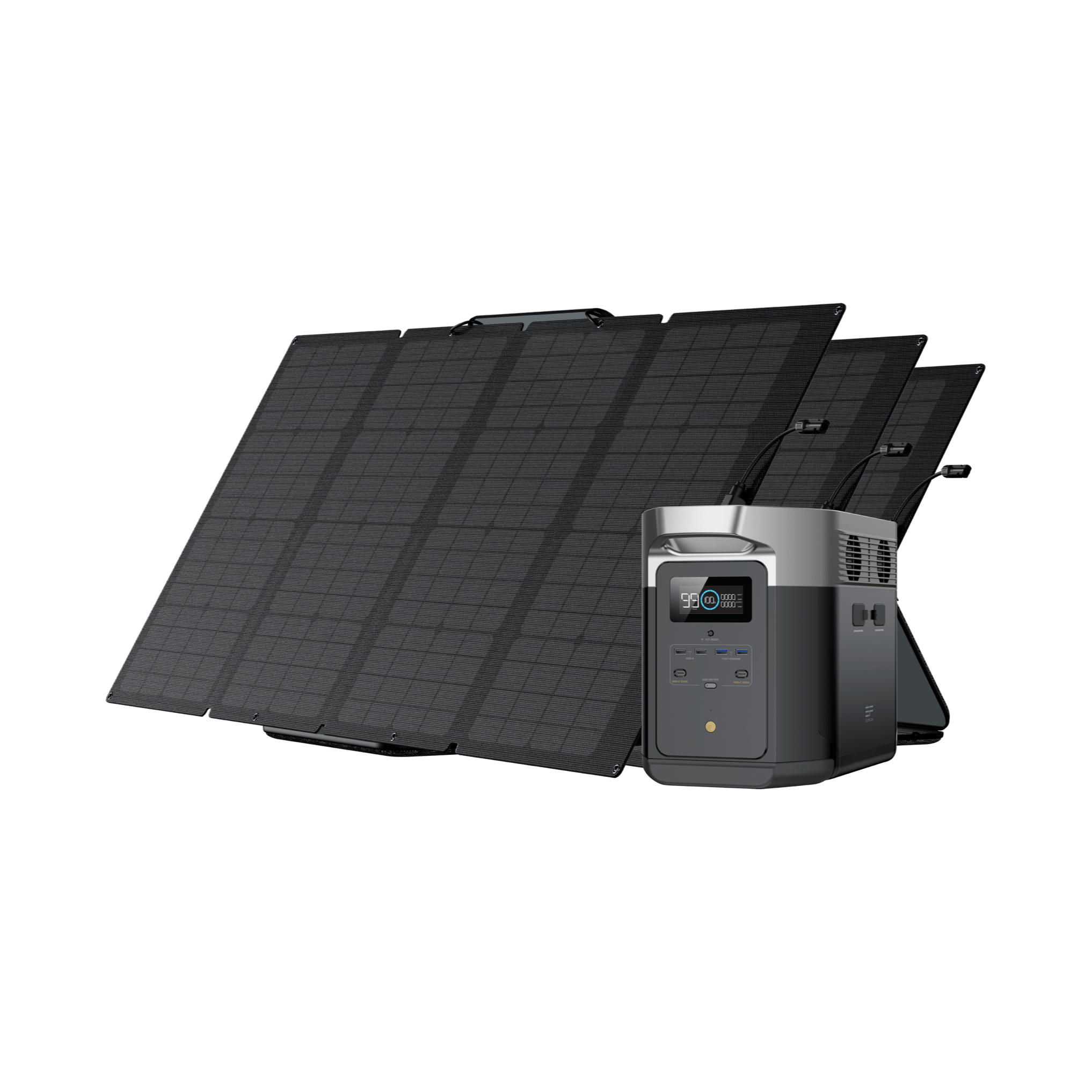 EcoFlow DELTA Max + 160W Solarpanel