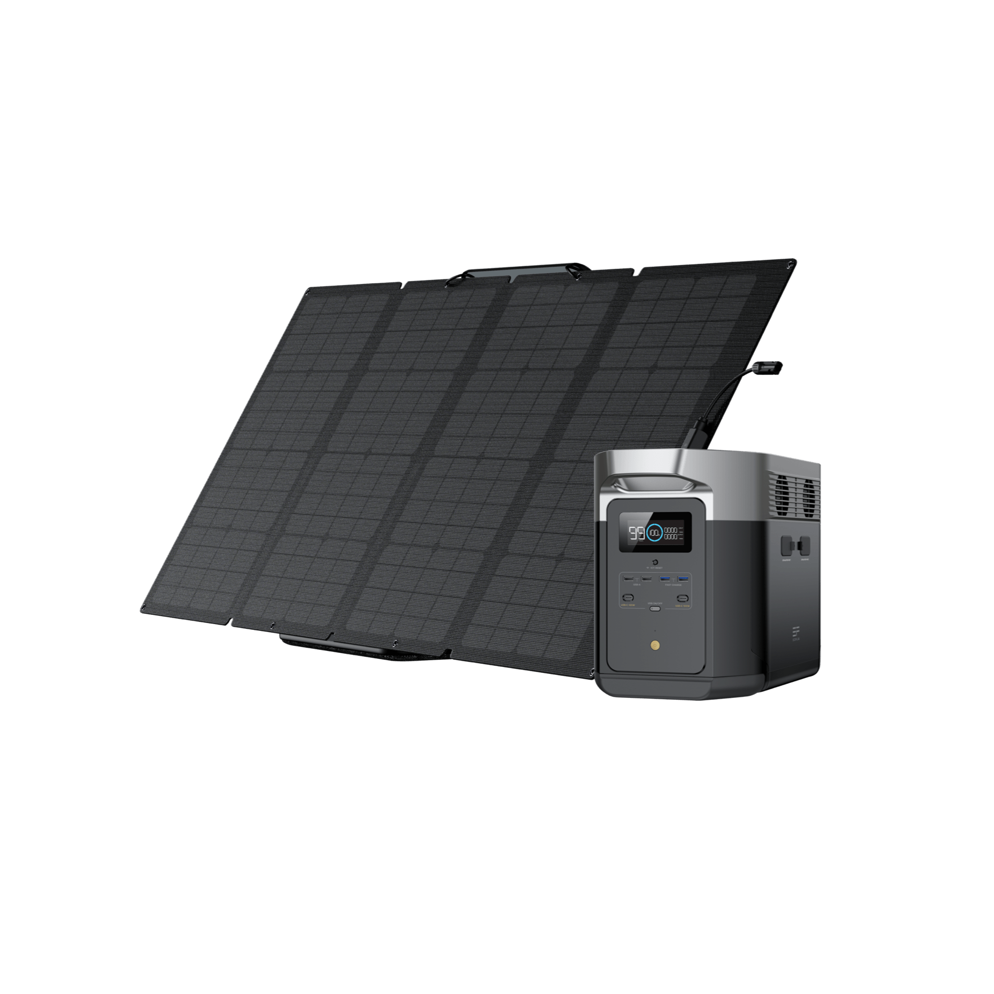 EcoFlow DELTA Max + 160W Solarpanel