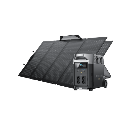 EcoFlow DELTA Pro + 220W Tragbares Solarpanel